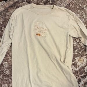 Men's Cream Long Sleeve Shirt